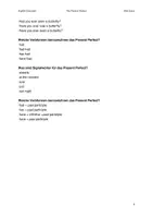 Vorschau - Arbeitsblätter - Erklärvideo/Explainer video: The Present Perfect + Arbeitsblatt (worksheet) + Lösung (solution) Homeschooling - Seite 3