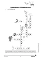 Vorschau - Arbeitsblätter - Kreuzworträtsel: Halloween (Englisch) - Seite 2