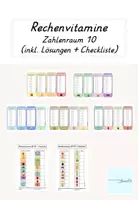 Vorschau - Arbeitsblätter - Rechenvitamine im Zahlenraum 10 - Deckblatt