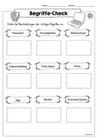 Vorschau - Arbeitsblätter - Internet und soziale Medien | Arbeitsblätter Begriffe-Check - Seite 2