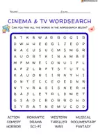 anteprima - Esercizi - Zuppa di lettere: Cinema & Televisione! - Pagina 1