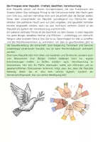 Vorschau - Arbeitsblätter - Die Staatsform Republik: Geschichte, Gewaltenteilung & Demokratie - Seite 3