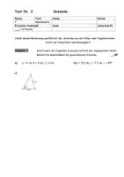 Vorschau - Test - Test_Dreiecke konstruieren_Klasse 7 - Deckblatt
