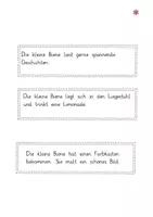 Vorschau - Arbeitsblätter - Lesen und Abschreiben mit der kleinen Biene 6 kurze Texte - Seite 3