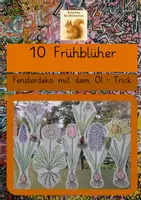Vorschau - Mal- und Bastelvorlagen - Frühblüher Fensterdeko Öl-Trick - Deckblatt