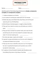Προεπισκόπηση - Φύλλα εργασίας - Sentence Types - Worksheet (Φυλλάδιο Εργασίας) - Εξώφυλλο