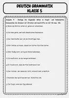 Vorschau - Stationenlernen - Fit für die Schulaufgabe: Wortarten, Tempora & Satzzeichen – Klasse 5 - Seite 3