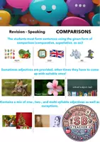 Vorschau - Spiele - Revision: Comparisons - Forming Sentences (PowerPoint) - Deckblatt