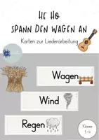 Vorschau - Präsentationen/Tafelbilder - Materialpaket: Lieder im Herbst - Seite 1