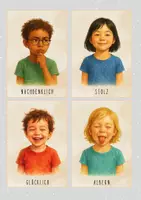 Vorschau - Fördermaterial/Inklusion - Emotionskarten/Gefühlsbilder für Kindergartenkinder / Primarschule - Seite 3