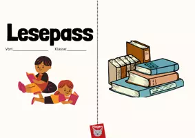 Vorschau - Arbeitsblätter - Lesepass von Hagen - Deckblatt