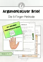 Vorschau - Arbeitsblätter - Einen argumentativen und förmlichen Brief schreiben - Deckblatt