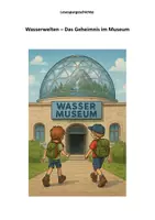 Vorschau - Arbeitsblätter - 💧 Lesespur „Das Geheimnis des Wasserkreislaufs“ 💧 - Deckblatt