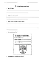 Vorschau - Arbeitsblätter - 🏰🔍 Detektivgeschichte „Das Geheimnis von Burg Eichenfels“ 🔎🏰 - Seite 3