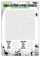 Vorschau - Arbeitsblätter - HALLOWEEN - Word Search (4 Versionen) + QUiZ - Seite 3