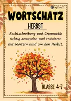 Vorschau - Arbeitsblätter - Wortschatzarbeit im Herbst – Sprachförderung für Klasse 4–7 - Deckblatt