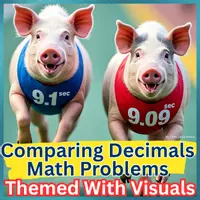 Vorschau - Arbeitsblätter - Comparing Decimals - Deckblatt