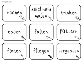 Vorschau - Fördermaterial/Inklusion - Lernkärtchen irregular verbs Simple past (Klasse 5/6) - Seite 3