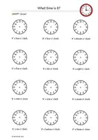 Vorschau - Arbeitsblätter - What time is it? - Volle Stunde - Arbeitsblätter - Seite 2