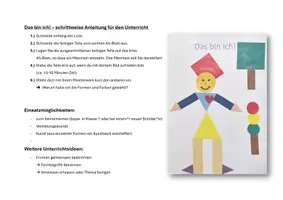 Vorschau - Arbeitsblätter - Das bin ich! für Werken, Kunst, Mathe und Ethik - Deckblatt