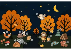 Vorschau - Arbeitsblätter - Lesespur Herbst | Die Nachtwanderung Klasse 1, 2, 3 und 4 - inkl. Interactive - Seite 2