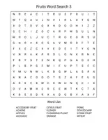 Vorschau - Arbeitsblätter - Fruits and Foods Wordsearch English - Wortsuche Englisch Rätsel - Seite 2