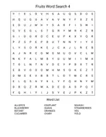 Vorschau - Arbeitsblätter - Fruits and Foods Wordsearch English - Wortsuche Englisch Rätsel - Seite 3