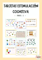 Vista previa - Refuerzo / NEE / Materiales de apoyo - ESTIMULACIÓN COGNITIVA - PARTE 1- - Portada