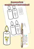 anteprima - Materiale interattivo - 2 novembre: Una candela per i cari defunti - Pagina di copertina