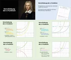 Vorschau - Stundenentwürfe - Verschiebung der e-Funktion - Eulersche Zahl - Exponentialfunktion - Präsentation - e Funktion - Deckblatt