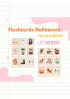 Vista previa - Tarjetas / Manipulativos - PACK FLASHCARDS HALLOWEEN - página 1