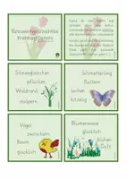 Vorschau - Aufgabenkarten - Reizwortgeschichten Frühling - Seite 1