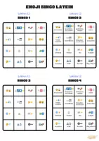 Vorschau - Arbeitsblätter - Vokabeltests und Bingo: Latein Pontes Lektion 12 Klasse 7/8 - Seite 1