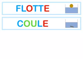 Aperçu - Apprentissages en autonomie - Atelier autonome : flotte / coule (images à classifier, inspiration montessori) - Page de couverture
