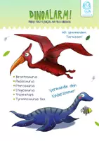 Vorschau - Arbeitsblätter - Tierwissen und Bastelvorlagen: "Dinosaurier" - Deckblatt