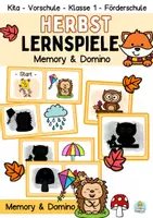 Vorschau - Spiele - Herbst-Lernspiel (Zuordnungsspiel, visuelle Wahrnehmung), Vorschule, Klasse 1, Förderschule - Deckblatt
