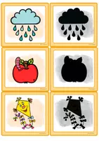 Vorschau - Spiele - Herbst-Lernspiel (Zuordnungsspiel, visuelle Wahrnehmung), Vorschule, Klasse 1, Förderschule - Seite 2