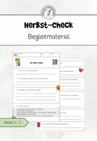 Vorschau - Arbeitsblätter - Arbeitsblätter zum Herbst-Check - Deckblatt