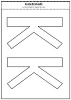 Vorschau - Mal- und Bastelvorlagen - Buchstabenheft K wie Krokodil / Buchstabentier - Seite 3