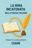 anteprima - Compiti in classe/Test - La rima incatenata nella poesia italiana - Pagina di copertina