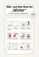 Vorschau - Fördermaterial/Inklusion - Bild- und Wortkarten Winter/ DAZ- und Anfangsunterricht - Deckblatt