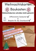 Vorschau - Stationenlernen - Weihnachtskarten Baukasten - Deckblatt