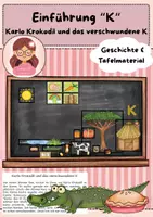 Vorschau - Mal- und Bastelvorlagen - Materialpaket: Buchstabeneinführung K - Seite 1