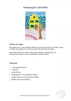 Vorschau - Mal- und Bastelvorlagen - Kunst Grundschule, Gabriele Münter, Gelbes Haus im Schnee - Seite 3