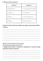 anteprima - Compiti in classe/Test - Esame: tabella delle unità di misura del peso - Pagina 2
