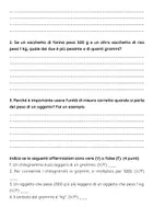 anteprima - Compiti in classe/Test - Esame: tabella delle unità di misura del peso - Pagina 3
