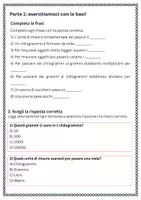 anteprima - Esercizi - SL tabella delle unità di misura del peso - Pagina 1