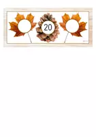 Vista previa - Tarjetas / Manipulativos - Números vecinos 11-20 (otoño) - página 3