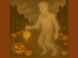 Vorschau - Präsentationen/Tafelbilder - The legend of Jack O Lantern - Deckblatt