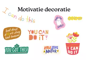 Voorbeeld - Motivatie decoratie - Voorblad